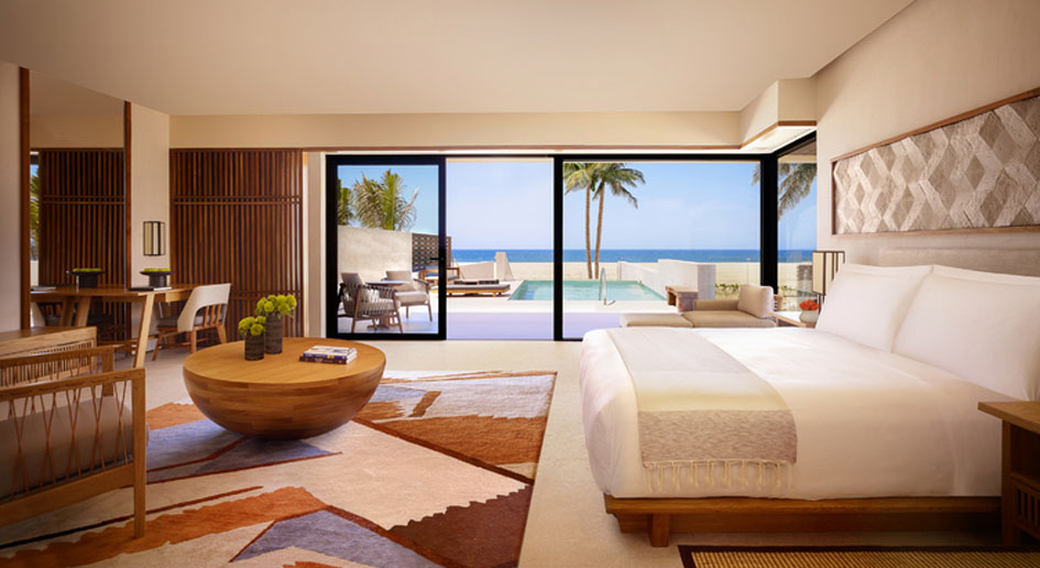 Nobu Hotel Los Cabos Junior Suite Private Pool Oceanfront King Bedroom